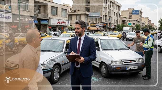حق الوکاله بهترین وکیل تصادفات رانندگی در تهران چقدر است؟