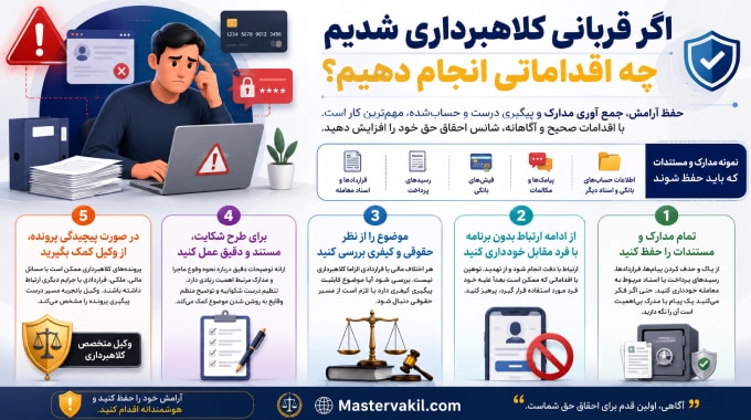 اگر قربانی کلاهبرداری شدیم چه اقداماتی انجام دهیم؟