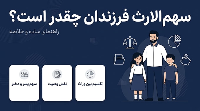 سهم‌الارث فرزندان چقدر است؟