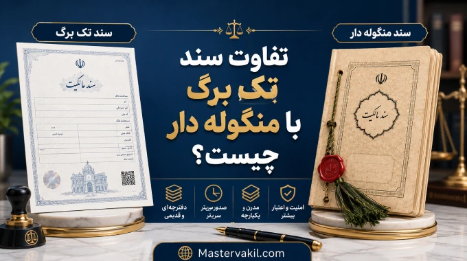 تفاوت سند تک برگ با منگوله دار چیست؟